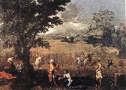 Nicolas Poussin Summer(Ruth and Boaz) Spain oil painting artist